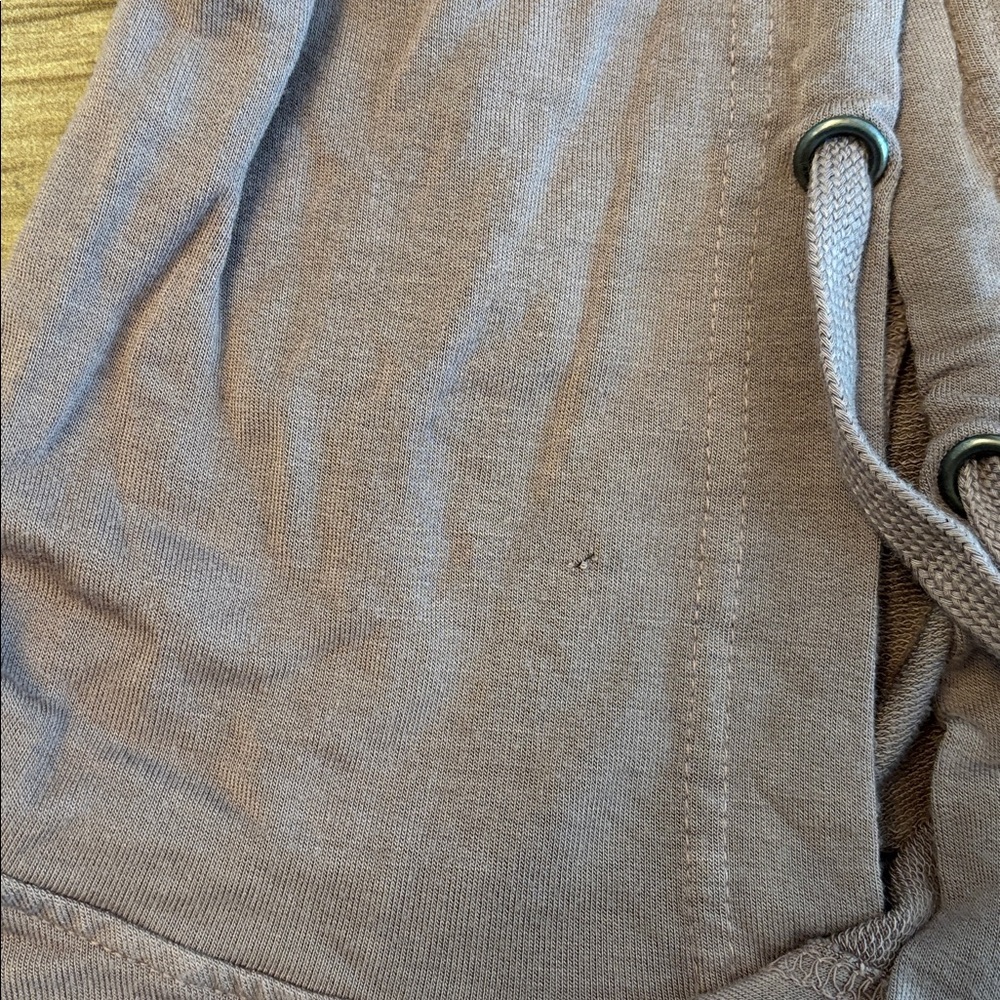 Mono B Hoodie in a almond or purple-brown color, made from a soft polyester - Picture 4 of 4
